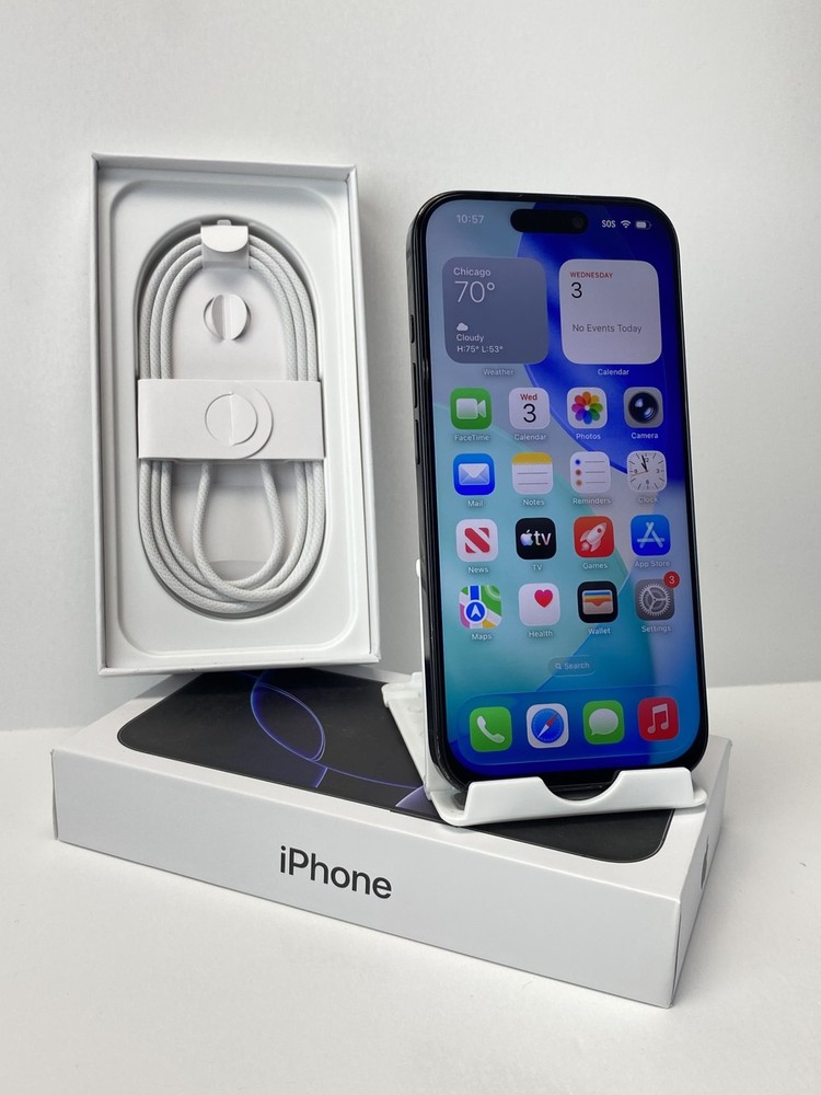 Apple iPhone 16 Pro A3083 256GB Black 89% battery health Unlocked device