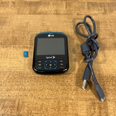 LG Remarq LN240 2.4″ LCD Bluetooth Sprint Cellular Slider Cell Phone Turquoise