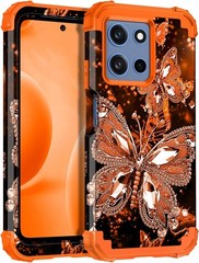 Moto G 5G 2025 Case, Glow in The Dark Three Layer Heavy Duty Shockproof Protecti