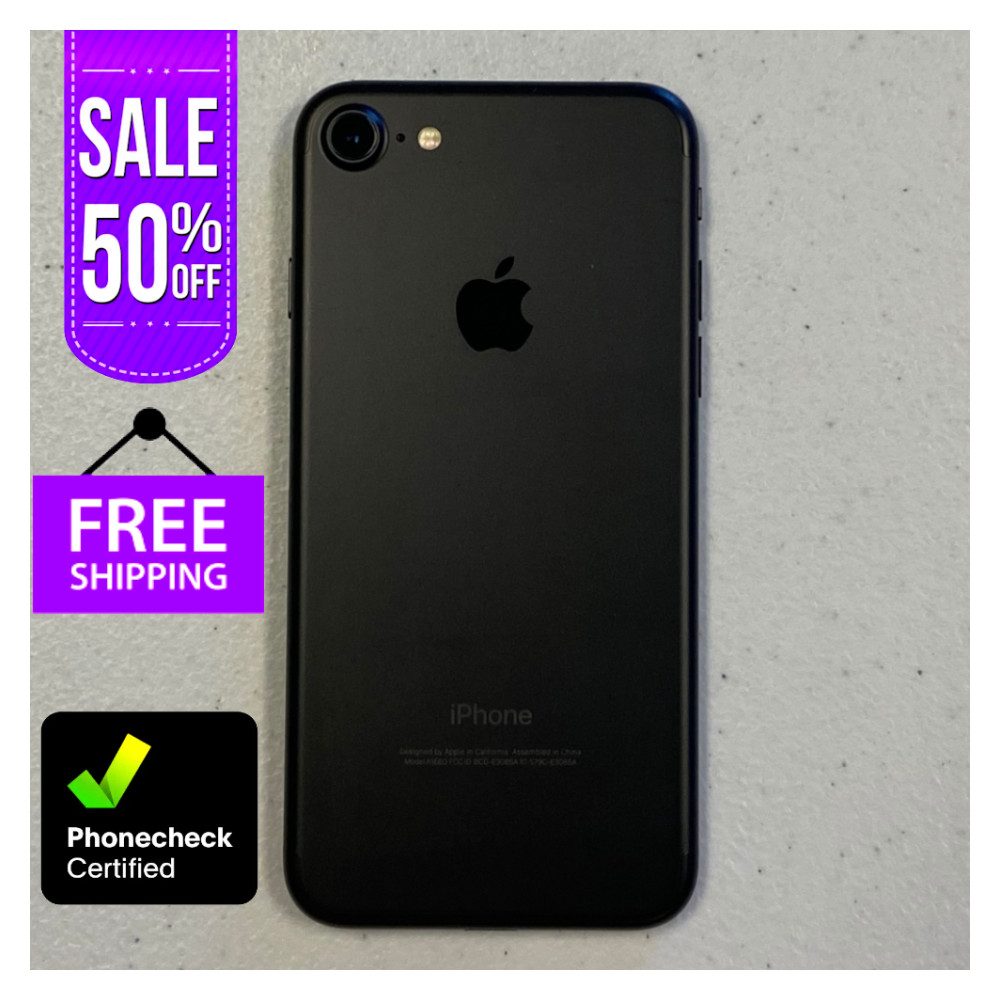 Apple iPhone 7 – 32GB/128GB – Rose Gold, Black, Jet Black – Unlocked Options