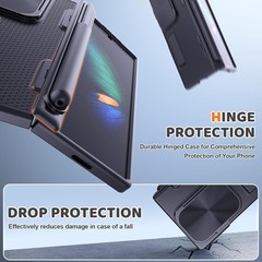 Samsung Galaxy Z Fold 6 Case with Kickstand Full Body Hard PC Stylish Shockproof