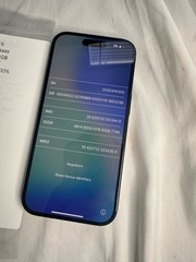 iPhone 16 128gb Unlocked, Cracked Back Glass, No WIFI, Bad Face ID READ
