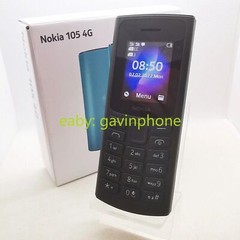 Nokia 105 4G Dual Sim Mobile Phone (Unlocked) Black Blue 1.8″ 1020mAh Original