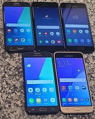 Wholesale Lot: Samsung Galaxy J3, Verizon, Boost Mobile, TracFone, 4G-LTE, GSM