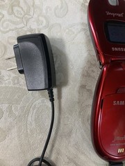 Samsung Jitterbug J SPH-A310 – Red Cellular Flip Phone READ