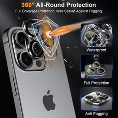 6.7 Inch 3 Pack Screen Protector for iPhone 12 Pro Max with Camera Lens Protecto