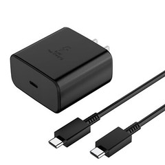 ⚡45W USB-C Super Fast Wall Charger Type C Charging Cable For Samsung S24/S22/S23