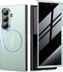 Slim Hard PC Magnetic Case for Samsung Galaxy Z Fold 7, Mint, Shockproof Protect