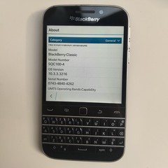 BlackBerry Classic Q20 Unlocked 16GB Keyboard Smartphone