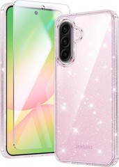 Samsung Galaxy A56-5G Case: Military Drop Protection Glitter Cover for A36 5G Ph
