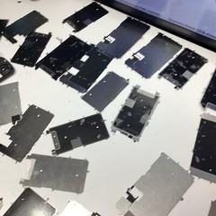 81 iPhone Phone Lot PARTS ONLY Mixed Parts Mix Different Phones Cell Backs Old