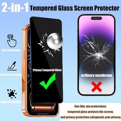 iPhone 17 Pro Max Case with Privacy Screen Protector and Full Camera Lens Cover