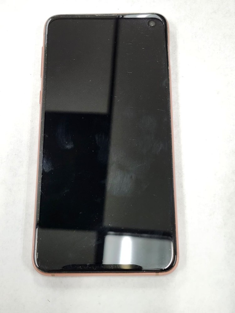 DEFECTIVE – Samsung Galaxy S10E -128 GB – Pink – GSM Unlocked – SM-G970U – 12165