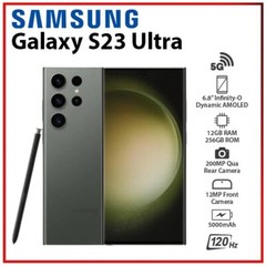 Samsung Galaxy S23 Ultra SM-S918U – 256GB – Green (Unlocked)