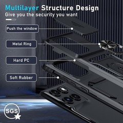 For Motorola Moto Edge 2025 Case with Screen Protector,Military Class with 360