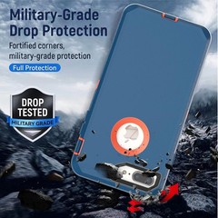 For iPhone 8 Plus/7 Plus Case Built-in Screen Protector Three Layer Heavy Duty