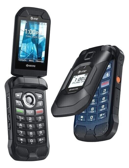 Lot of 10 Kyocera E4830 Epi Duraxe 4G LTE (AT&T) B Stock Unlocked Flip Phone