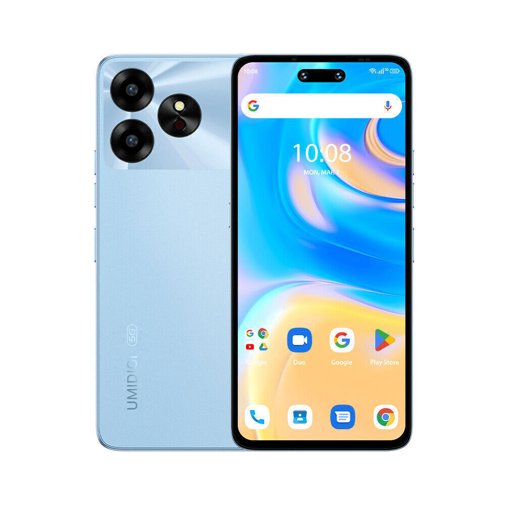 UMIDIGI G6 5G 6GB+6GB 128GB NFC 6.57″ Dual SIM Android Unlocked New Smartphone
