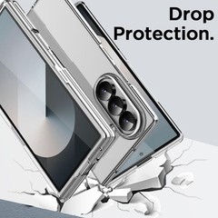 Ultra-Thin Transparent Hard PC Case for Samsung Galaxy Z Fold 7, Clear Slim Fit