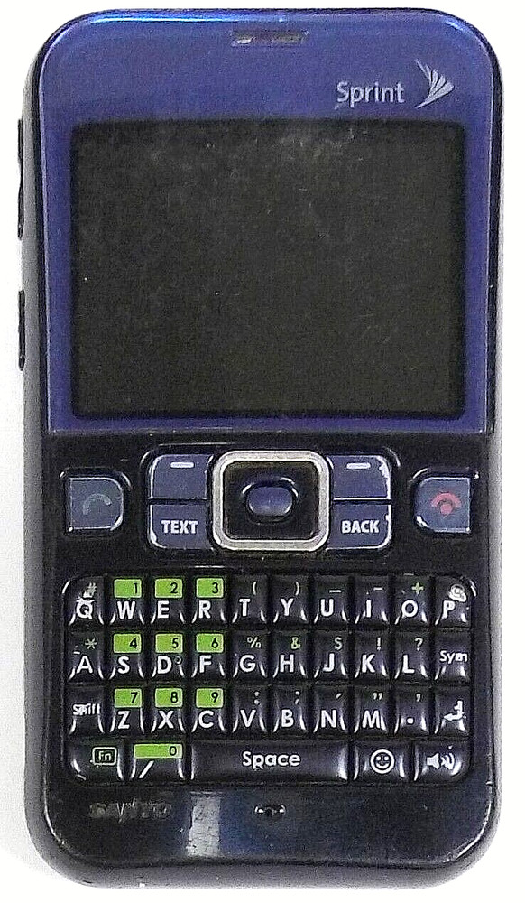Sanyo Juno SCP-2700 – Blue ( Sprint ) Very Rare Cellular Phone
