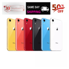 Apple iPhone XR 64GB 4G LTE Unlocked Verizon At&t T-Mobile Yellow/Red iOS