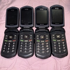EXCELLENT CONDITION #2 VERIZON KYOCERA DURAXV E4520 RUGGED WATER-RESISTANT