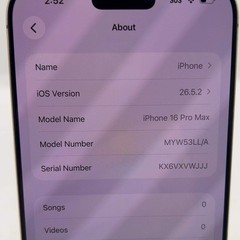 Factory Unlocked Apple iPhone 16 Pro Max 256GB Desert Titanium MYW53LL/A