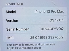 I Phone 13 Pro Max, Sierra Blue, Unlocked, 256 GB. Very Good Condition