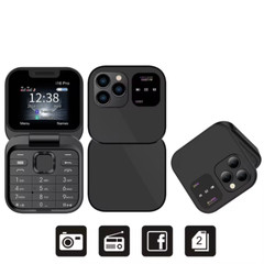 Mini Flip Phone Speed Dial Card Foldable perfect for young kids