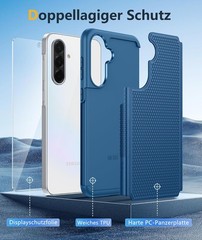 Galaxy A36-5G Phone Case – Military Grade Drop Protection, 14ft Drop Tested, Blu