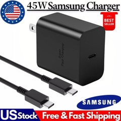 45W PD Fast Charger Wall Adapter Usb Type Charging Cable for Samsung Galaxy S23