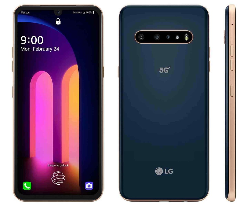 LG V60 ThinQ 5G UW LM-600TM T-Mobile 6.8″ Phone 128GB ROM 8GB RAM 64.0MP Android