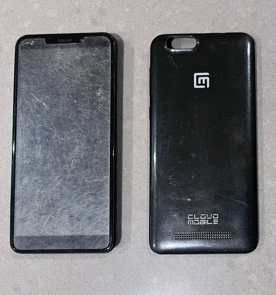Defective Cloud Mobile Stratus C5 Elite Phone 16GB 2GB RAM 5.5in 4G LTE Dual SIM