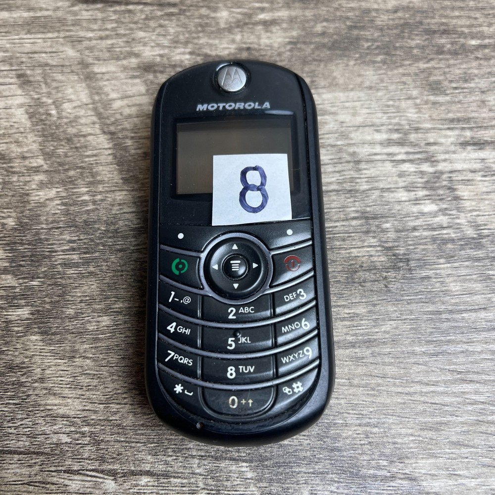 Motorola C139 Black Color Display Single-SIM Composer GSM Cellular Phone
