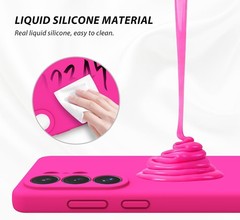Silicone Case for Samsung Galaxy S26 Ultra 6.9 Inches 2026, Lightweight, Hot Pin