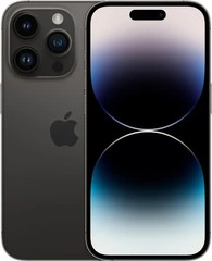 Apple iPhone 14 Pro 128GB 6.7″ Factory Unlocked Black 1-Year Warranty Good
