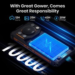 Unlocked FOSSiBOT F110 PRO 5G Rugged Phone Android 15 Bid Speaker Waterproof GPS