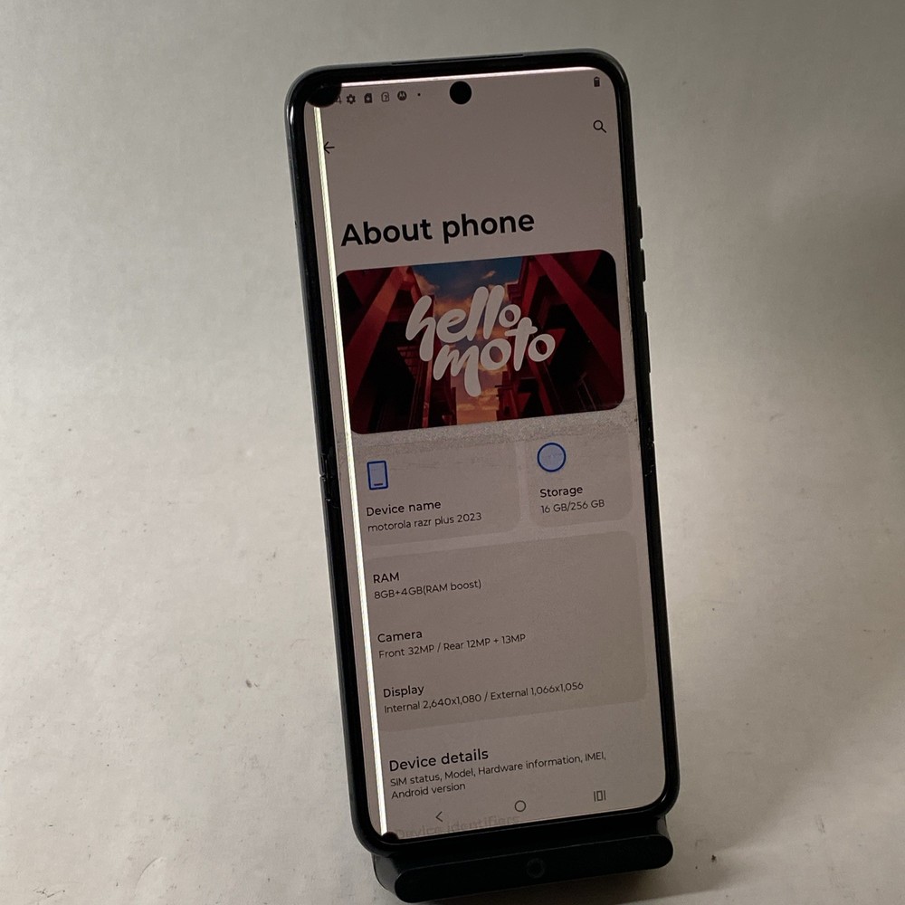 Motorola Razr+ Plus 2023 XT2321-3 256GB Factory Unlocked Black READ