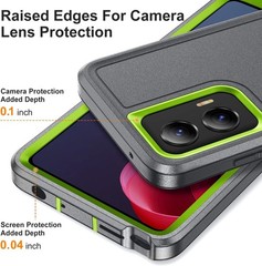 For Motorola Moto G Stylus 5G 2024 Case With 3-Layer Mil-Grade cover& kickstand