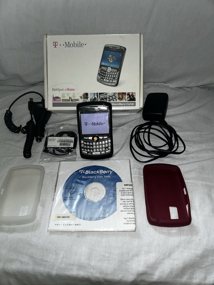 BlackBerry Curve Black T-Mobile i16MB RAM 2.5in Extra Accessories