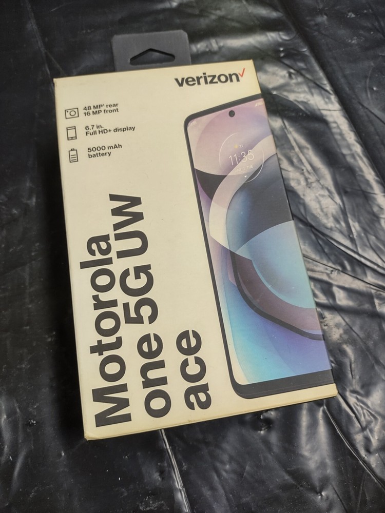 Motorola one 5G UW ace Verizon prepaid 64GB Android Cellphone