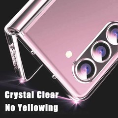 Clear Case for Samsung Galaxy Z Fold 6 w/ 9H Glass Screen Protector 2024