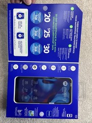 Motorola Moto G Pure 2021 Tracfone Deep Indigo 32 GB New Sealed