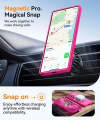 Translucent Matte Hot Pink Case for Samsung Galaxy S25 Ultra (2025) – Protective