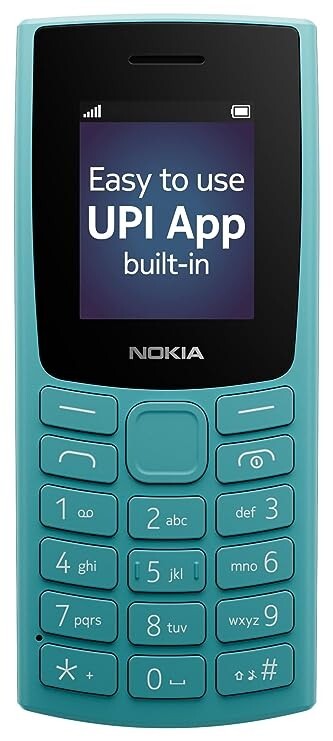 Nokia All- 105 Single Sim Keypad Phone with Open Box Long-Lasting Battery Blue