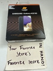 NEW – Boost Mobile Samsung Galaxy A32 5G 6.5″ HD+, 64GB, Prepaid, Black – SEALED