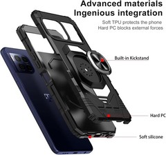 T-Mobile Revvl 7 Pro 5G Case, Heavy Duty Drop Protection Cover with Kickstand