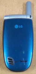 LG VX3300 – Gray and Silver ( Verizon ) Cellular Flip Phone – No Back