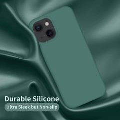Designed for iPhone 13 Case, Designed for iPhone 14 Case, Silicone Ultra Slim Ca