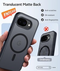for Google Pixel 10a Case: Translucent Matte Military Grade Shockproof Phone Cov
